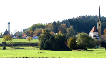 Kirchloibersdorf m St Leonhard Landschaft