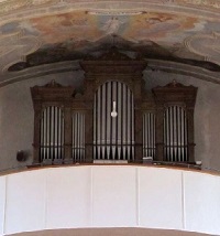 Orgel der Pfarrkirche St. Peter und Paul in Berglern