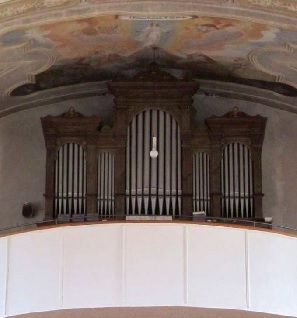 Orgel der Pfarrkirche St. Peter und Paul in Berglern