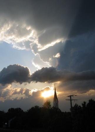 Himmel über Fraunberg öffnet sich!