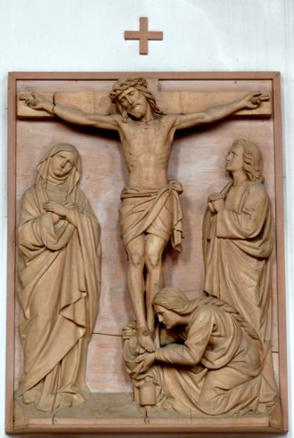 12. Station - Jesus stirbt am Kreuz Pfarrkirche Palling