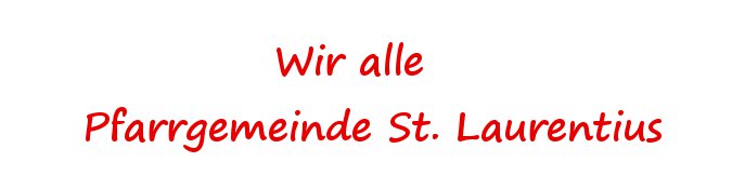 Text Wir Alle St. Laurentius