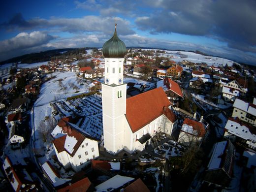 Kirche von oben