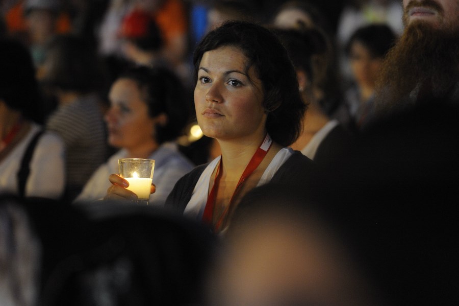 Gebetsvigil beim Papstbesuch in Freiburg, 24.9.2011