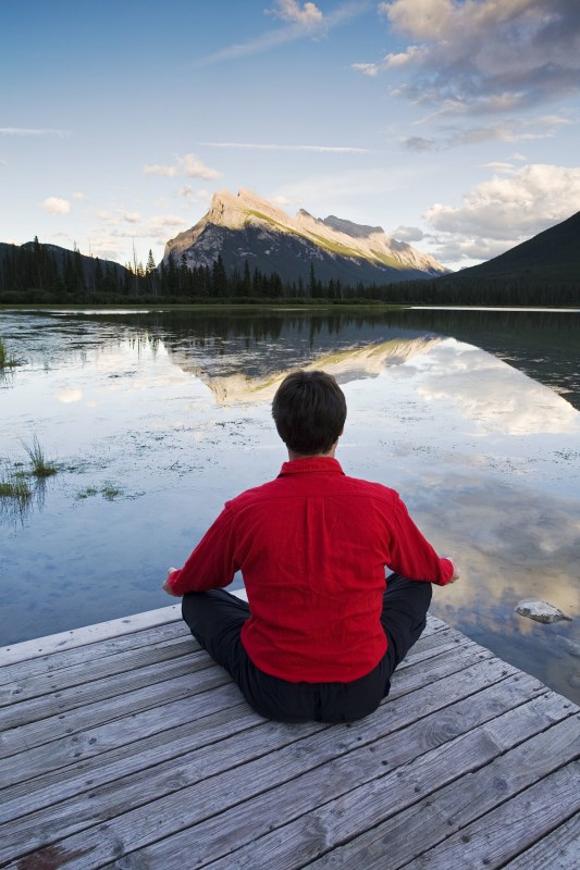 Gebet, Meditation am See