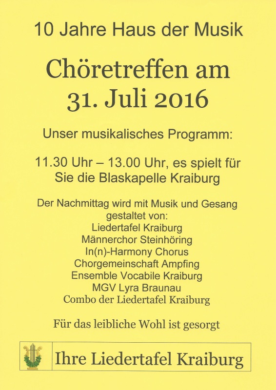 Chöretreff 2016