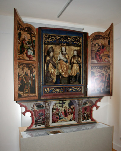 Elkofen, gotischer Altar, Modell