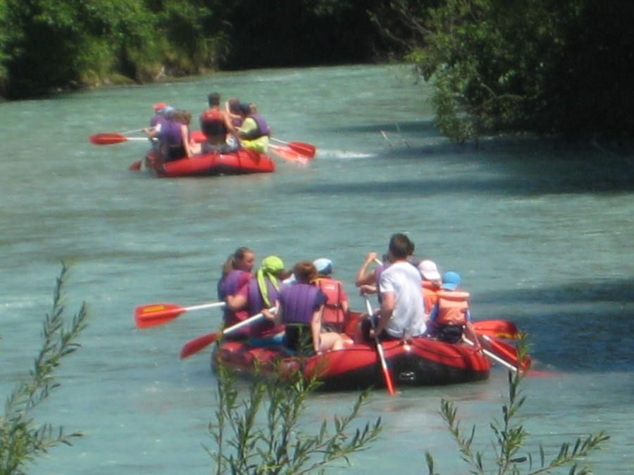 Schlauchbootfahrt