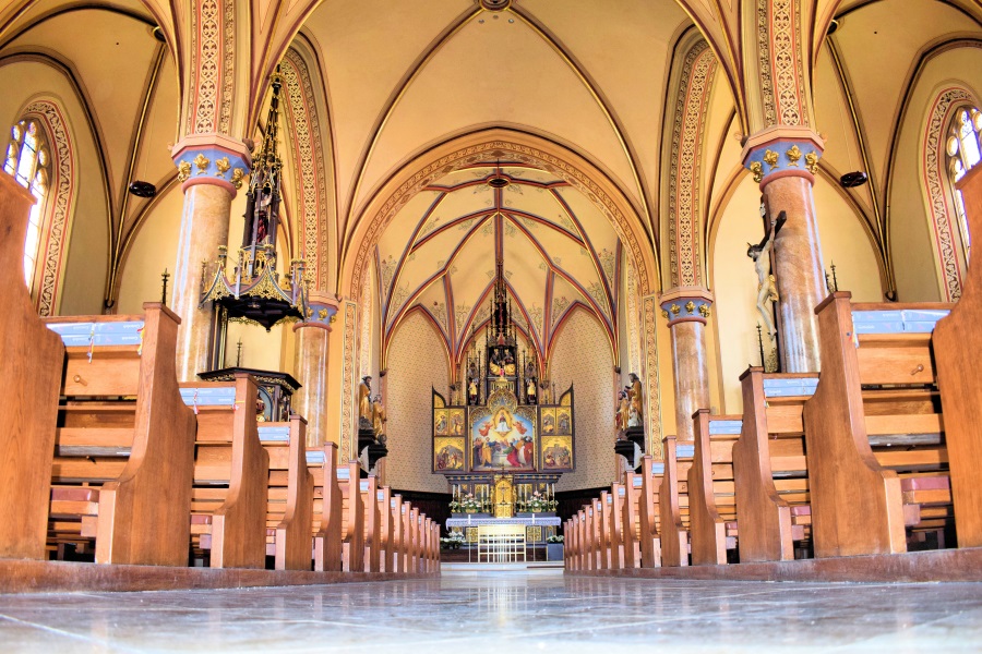 Innenaufnahme Pfarrkirche Partenkirchen