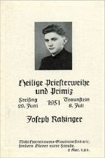 Gedenkbild Ratzinger