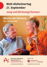 Plakat Welt-Alzheimer-Tag