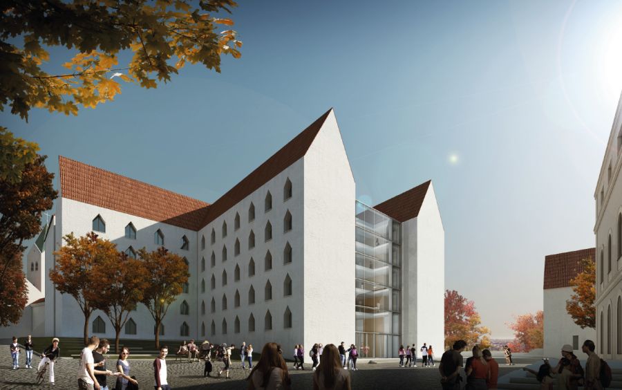 1. Preis_Perspektive zwischen Museum und Neubau KDH