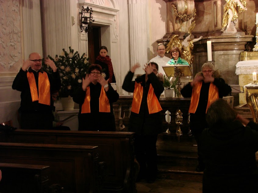 Gottesdienst zum Bibelfest - Gebärdenchor