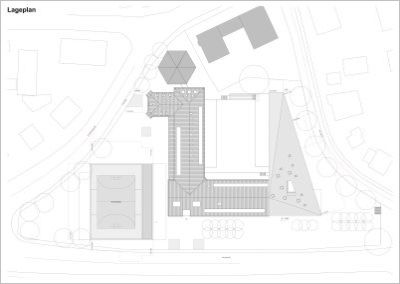 St.-Irmengard-Schulen Garmisch, Lageplan