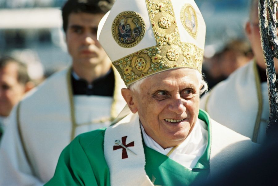 Papst Benedikt XVI. bei seinem Besuch in Bayern 2006