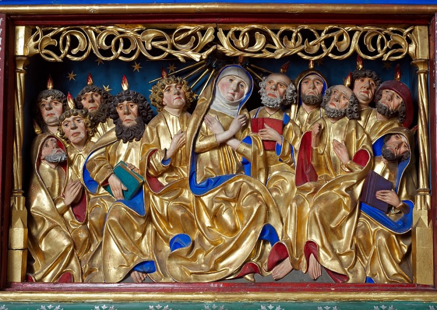 Wartenberg-Rockelfing_St.Georg_HA_Predella-Mittelteil