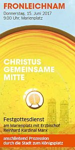 Fronleichnam 2017
