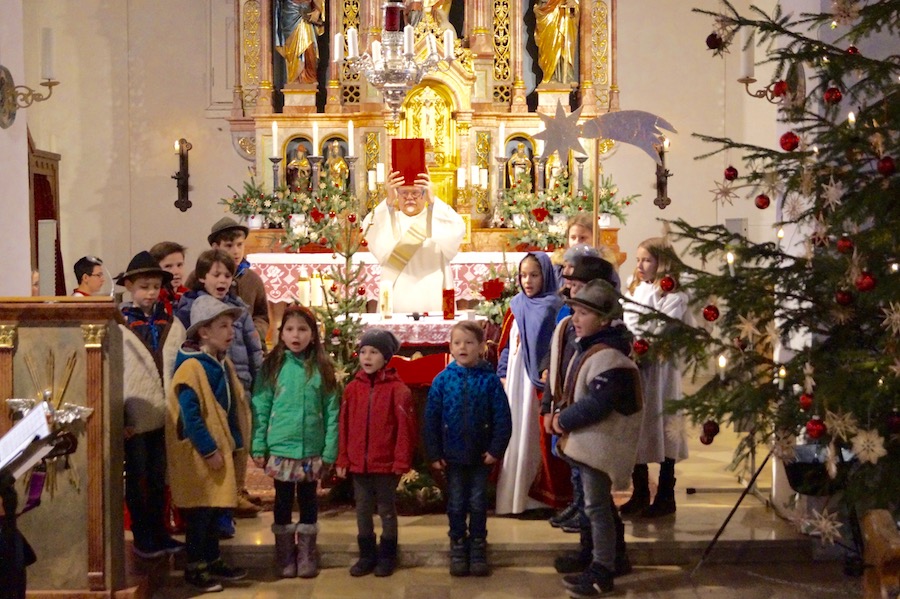 Kinderkrippenfeier in Bergen