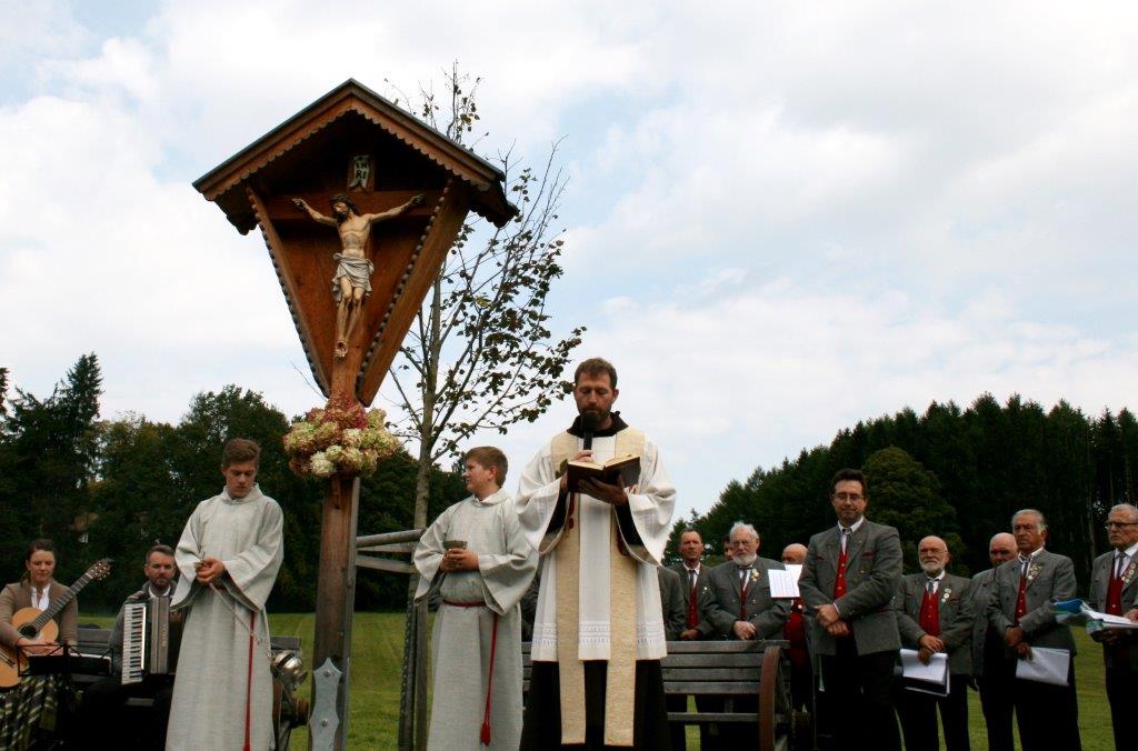 Auch dieses Wegkreuz ist ein Impuls zum Gebet.