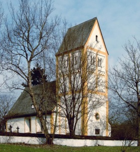 Hl. Kreuz, Fröttmaning, Außenansicht