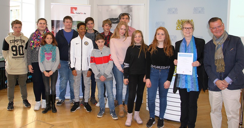 Monika Spensberger Preisverleihung Comenius Schule Grafing