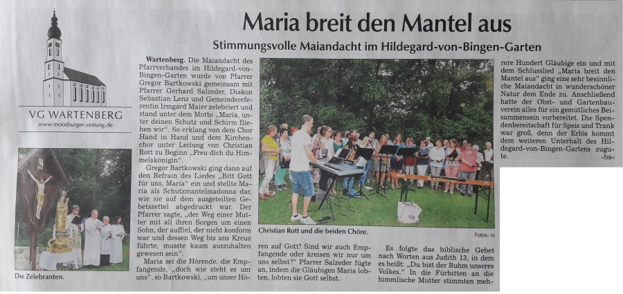 Maiandacht PV-Wartenberg 27.05.2018