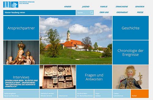 Homepage Kloster Reutberg