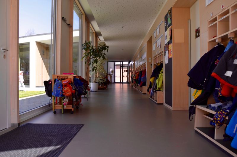 Flur im neuen Kindergarten