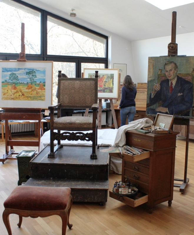 Blick ins AtelierMuseum Magda Bittner-Simmet