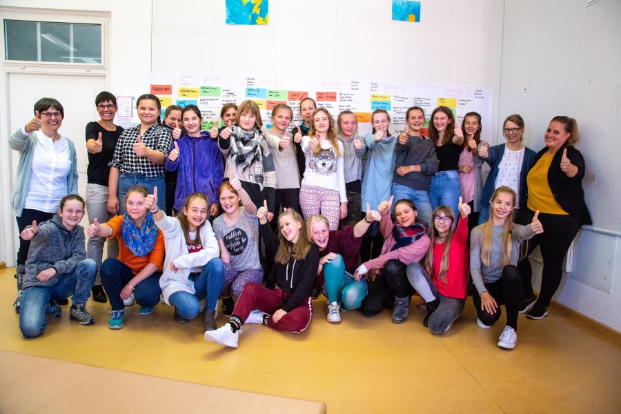 Mädchenklasse Theresia Gerhardinger Realschule Oktober 2018