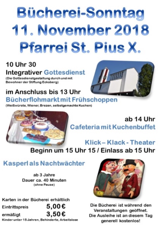 Büchereisonntag 2018 KöB St. Pius X.