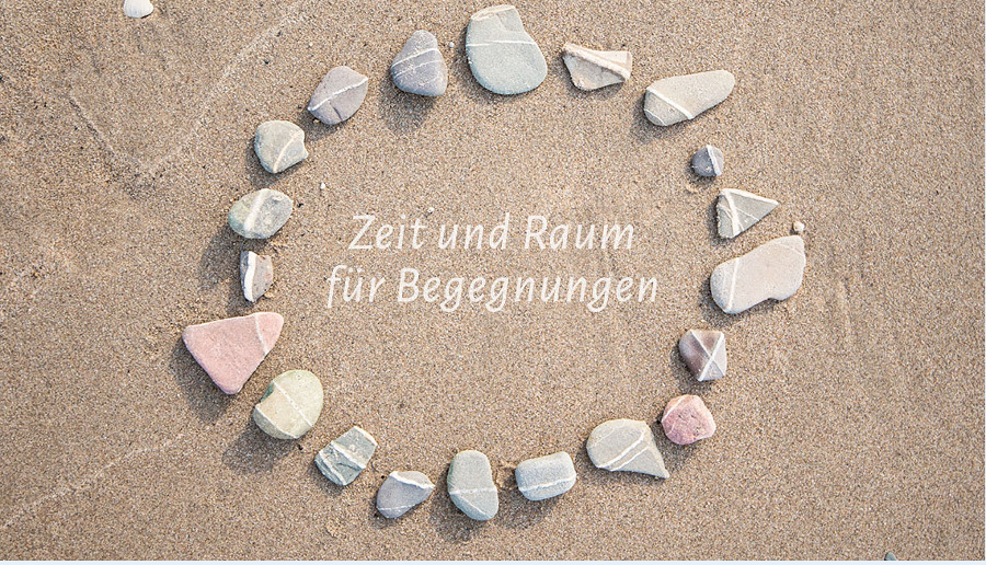 Steinkreis in Sand