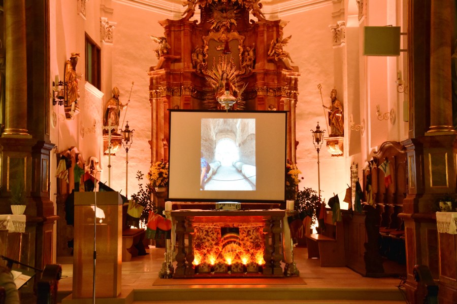 Gottesdienst der Romwallfahrer