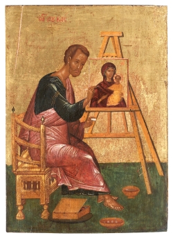 Ikone, Der Heilige Lukas malt die Muttergottes