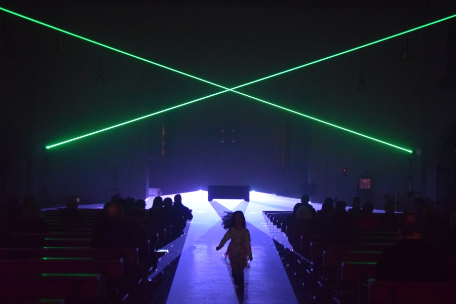 Lichteffekt in der Kirche