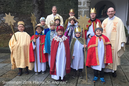 Sternsinger Pfarrei St. Andreas Trostberg 2018/2019