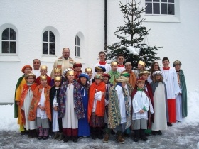 Aussendung der Dreikönigs-Sänger von St.Otto