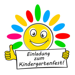 Einladung zum Kindergartenfest