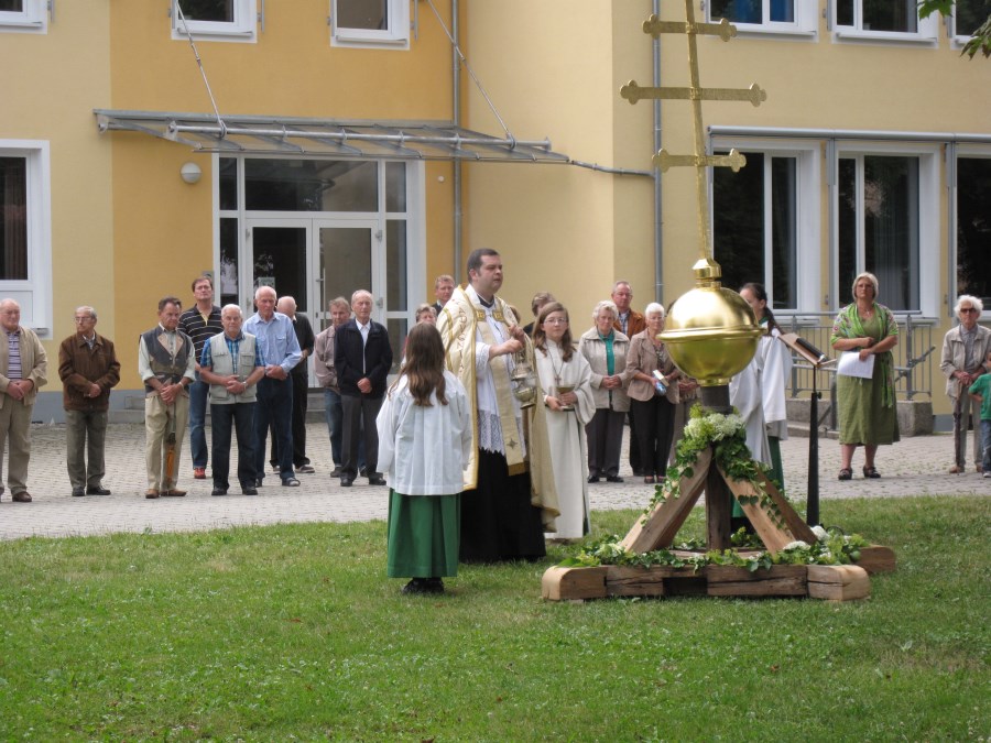 Turmkreuz-Segnung