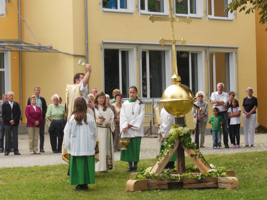 Turmkreuz-Segnung