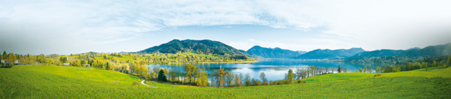 Panoramaansicht Tegernsee