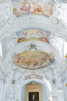 Deckenfresco in Klosterkirche Tegernsee