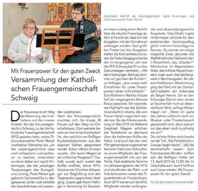 2019-04-05_Pressebericht_Kreuzwegandacht_kfd_Schwaig_Oberdinger_Kurier_03