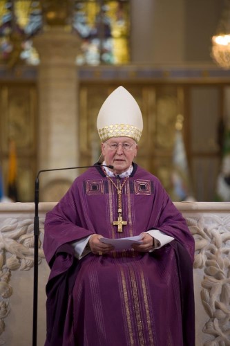 Kardinal Wetter feiert nach 25 Amtsjahren seinen Abschied als Erzbischof von München und Freising am 17. Februar 2008 im Münchner Liebfrauendom