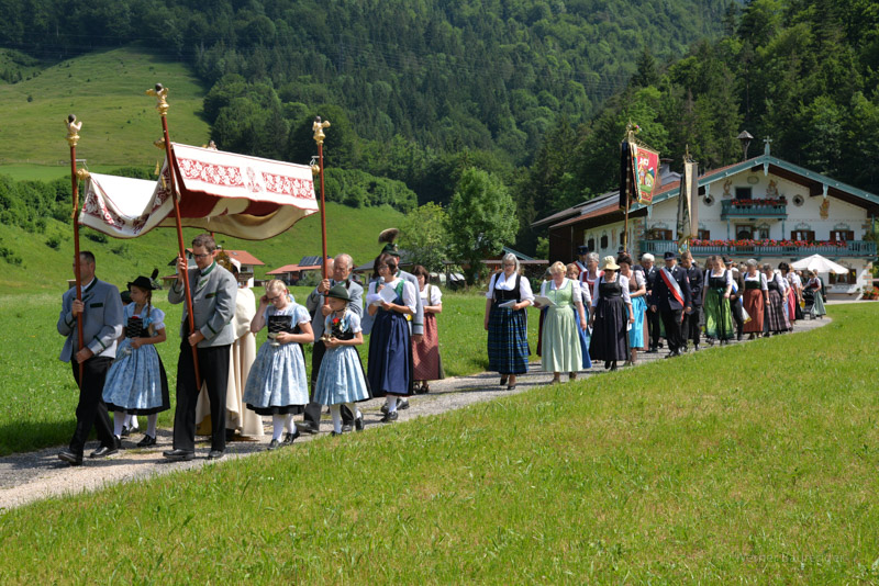 Messfeier am Musikpavillon