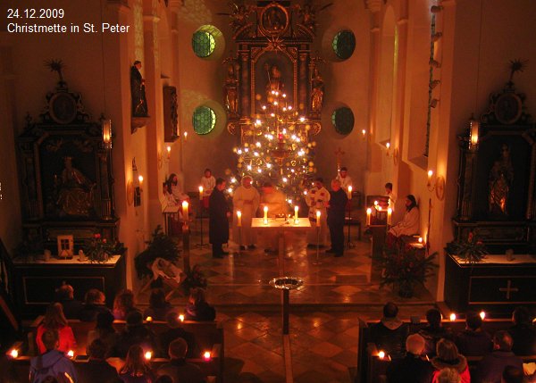 Christmette in St. Peter