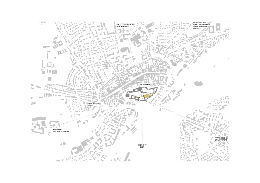 Volumenstudie Kardinal-Döpfner-Haus Lageplan