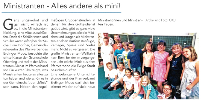 2019-07-12_Pressebericht_Vorstellung_Ministrantendienst_Oberdinger_Kurier_03