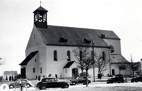 Die ehemalige Herz jesu Kirche in Gräfelfing