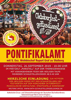 Plakat zum Oktoberfest 2019